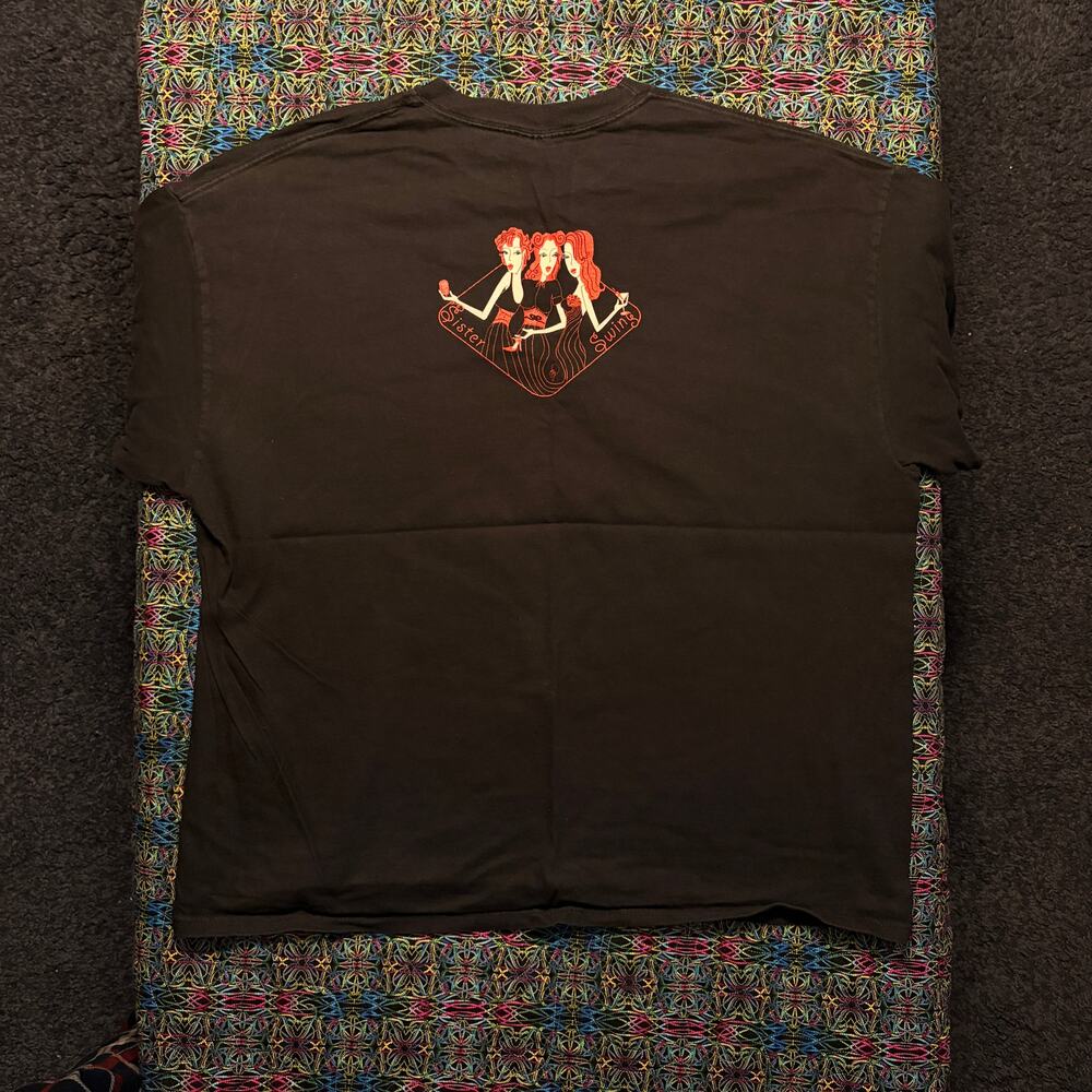 Sister Swing Graphic Tee Black Size 2XL